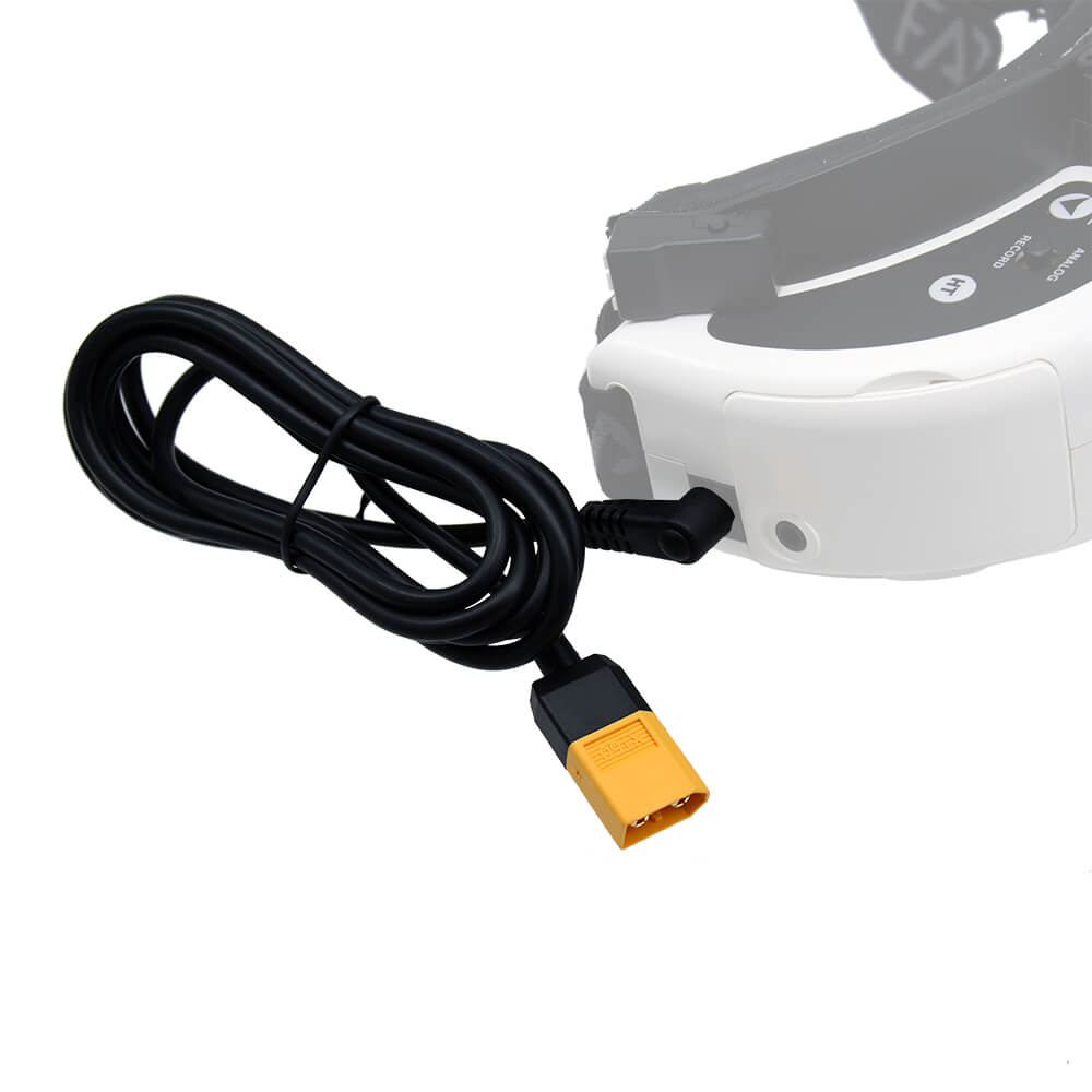1.2 メートル FPV ゴーグル電源ケーブル XT60 ま - Skyzone Sky04X Pro Oled Fpv Goggles のレビューと価格